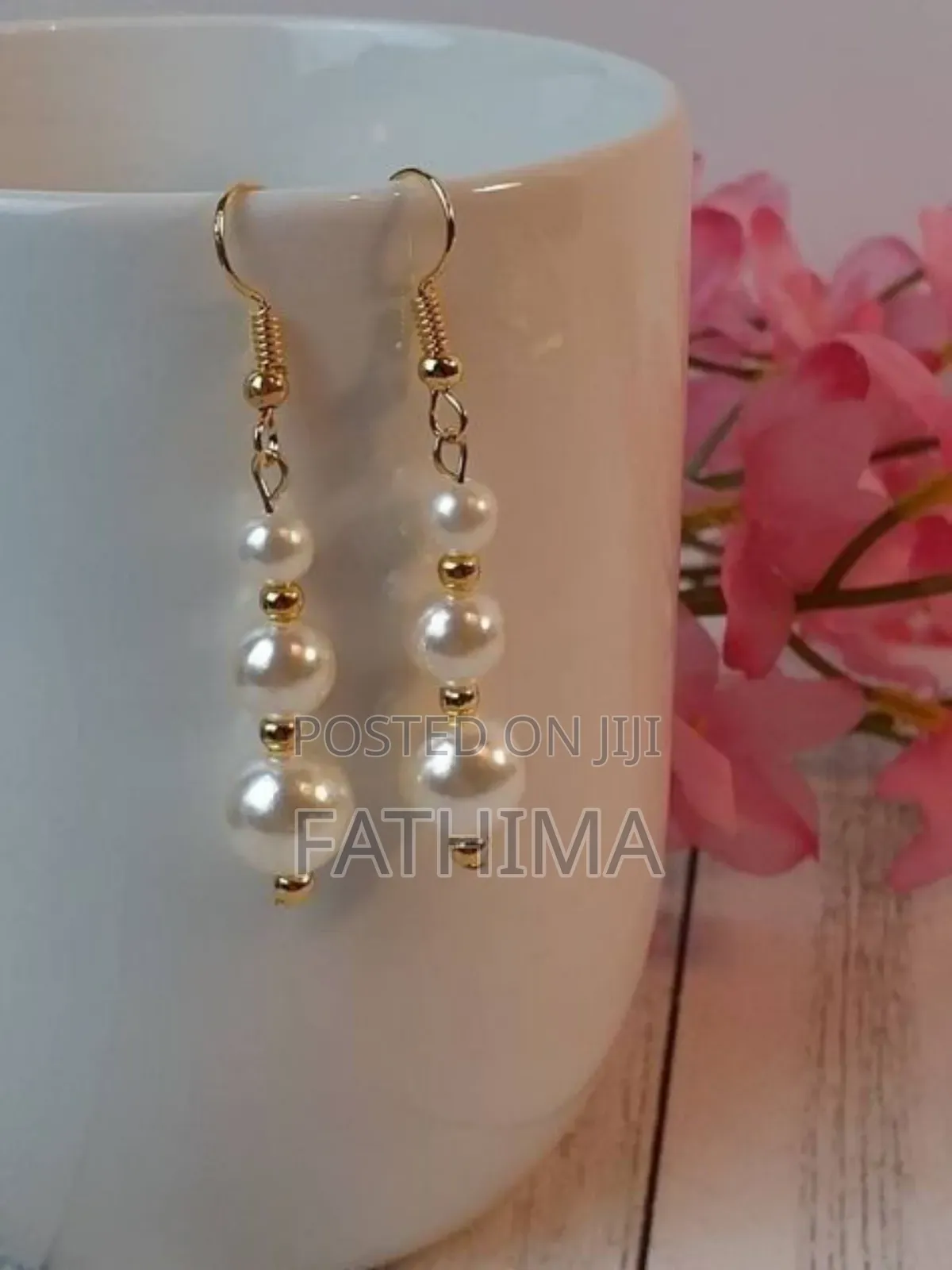 Korean Pearl Drop Earrings