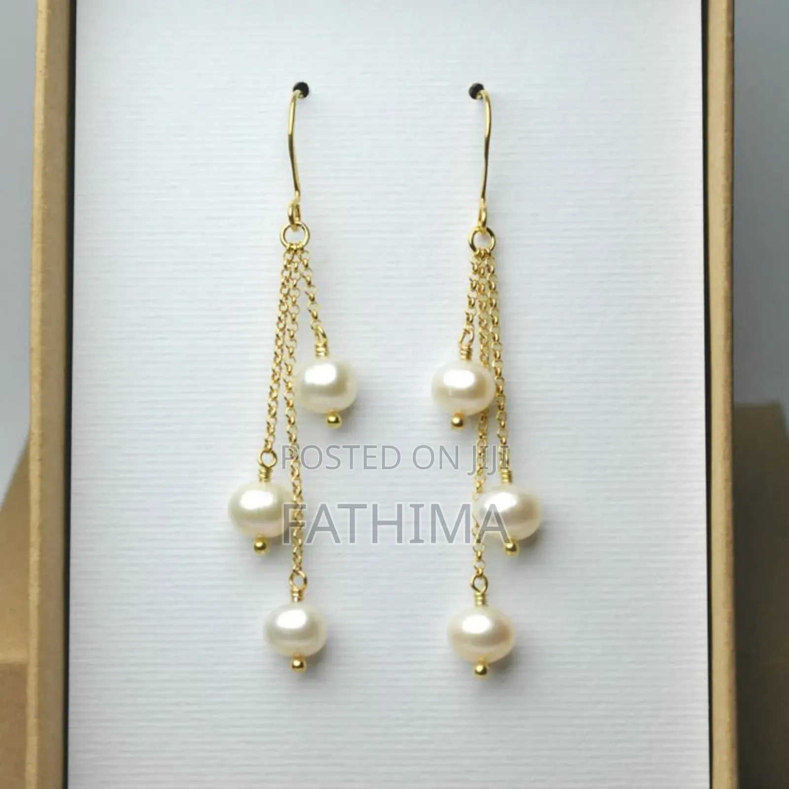 Korean Pearl Drop Earrings