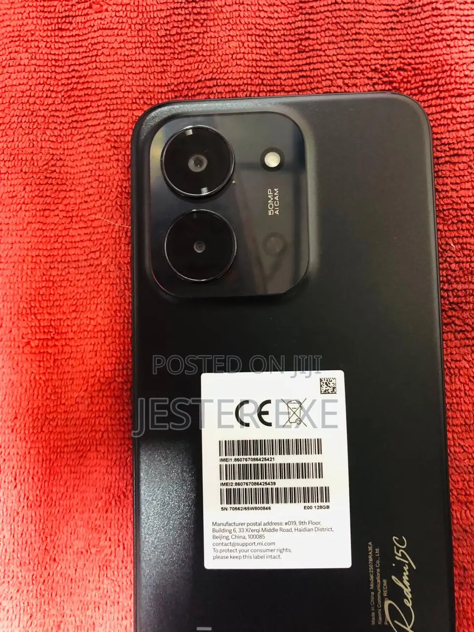 Xiaomi Redmi 15C 4G 128 GB Black