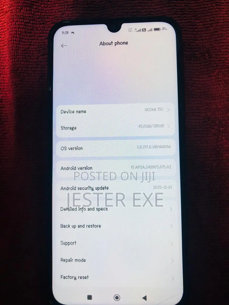 Xiaomi Redmi 15C 4G 128 GB Black