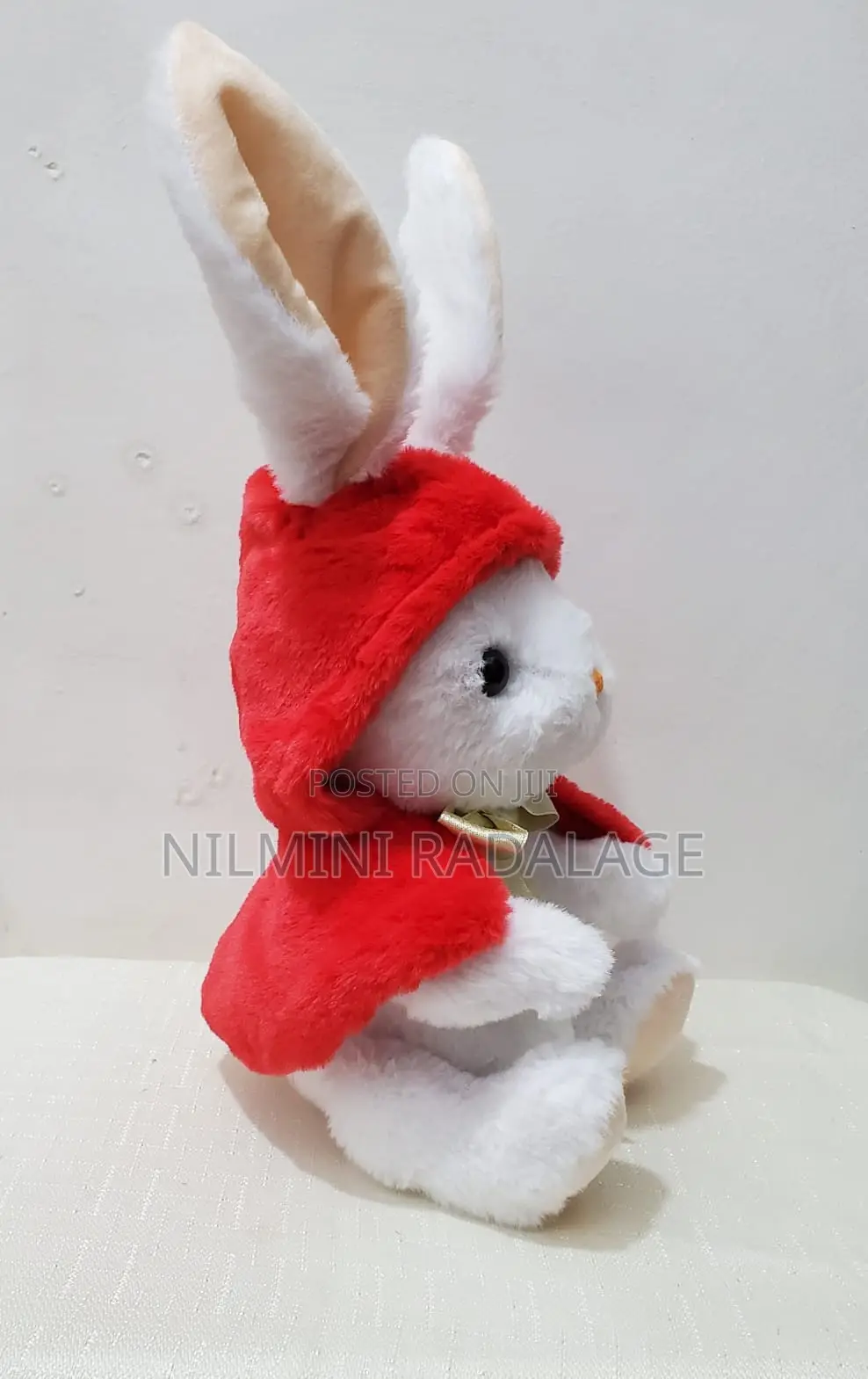 Handmade Soft Toy Red Riding Bunny