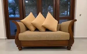 Sofa Set for Sale – Solid Teak Wood (3, 2, 2 Seater) - Rs.100,000