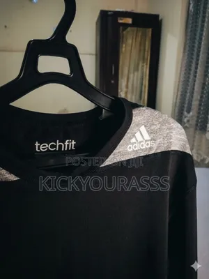 Adidas Techfit Climalite Longsleeve Body Fit Tee