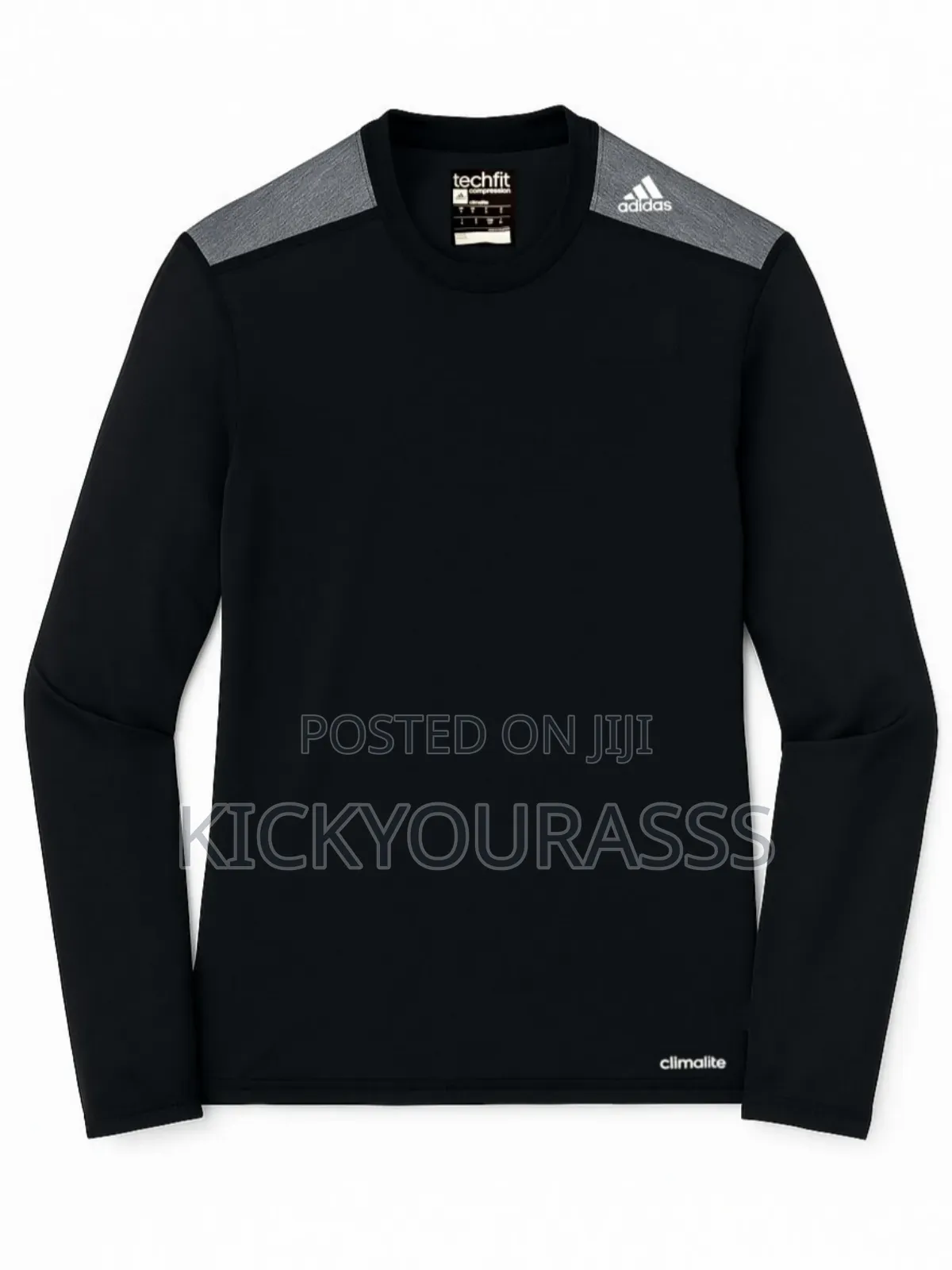 Adidas Techfit Climalite Longsleeve Body Fit Tee