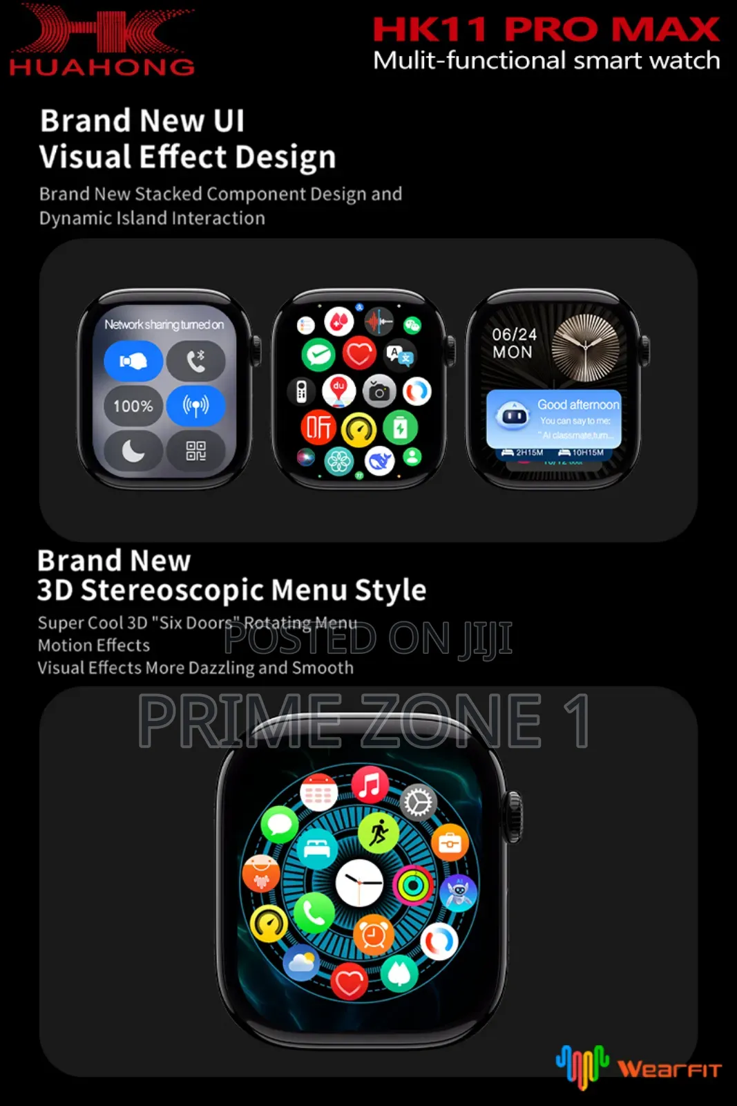 Hk11 Pro Max Latest Edition Multi-Functional Amoled Smartwatch