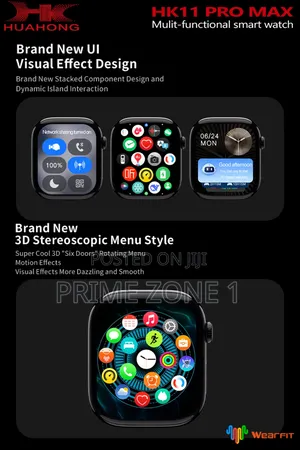 Hk11 Pro Max Latest Edition Multi-Functional Amoled Smartwatch