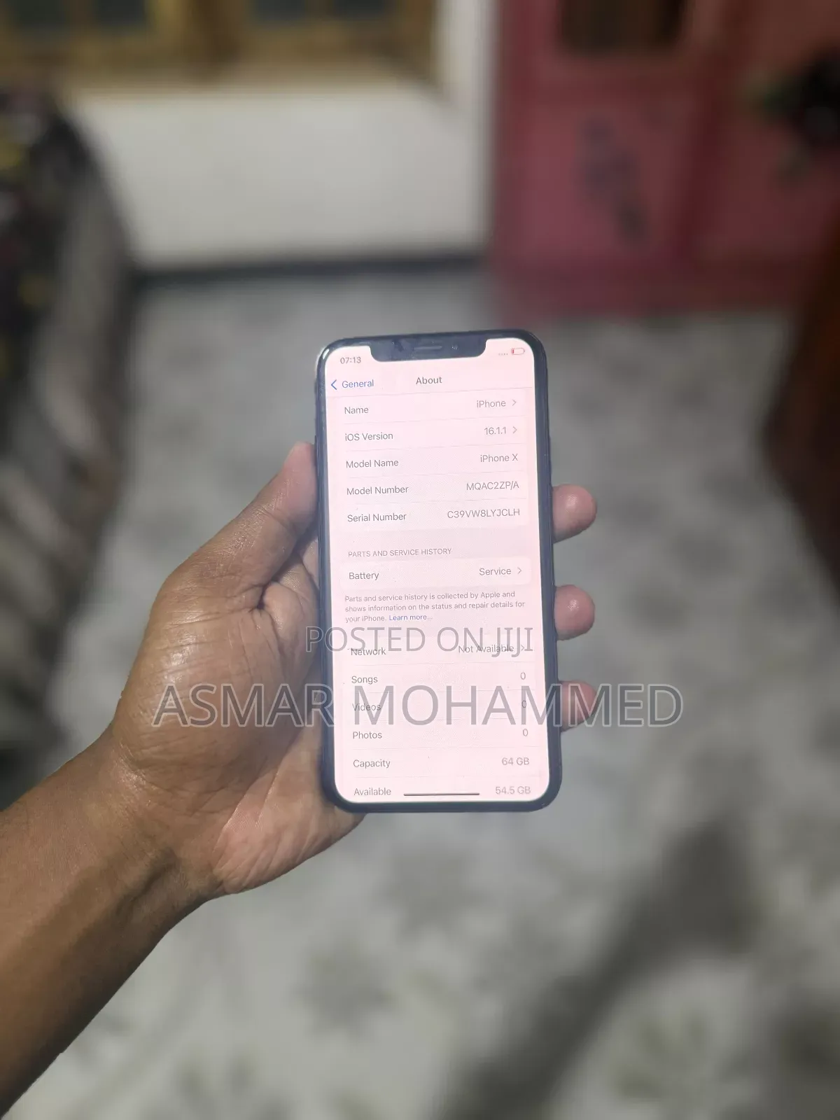 Apple iPhone X 64 GB Black