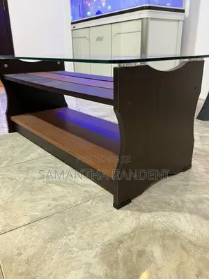 This Product Is a Piyestra Coffee Table With Glass Top Model PKSS