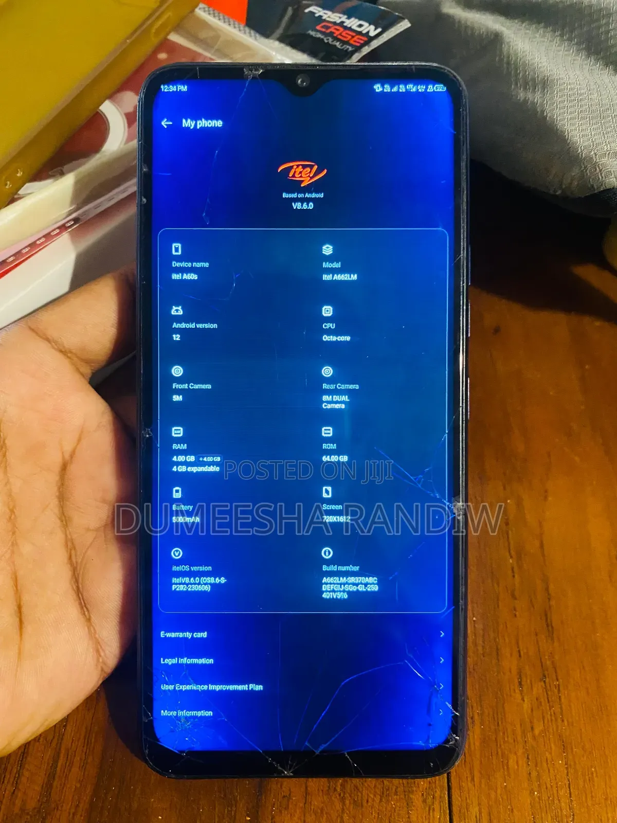 Itel A60S 64 GB Black