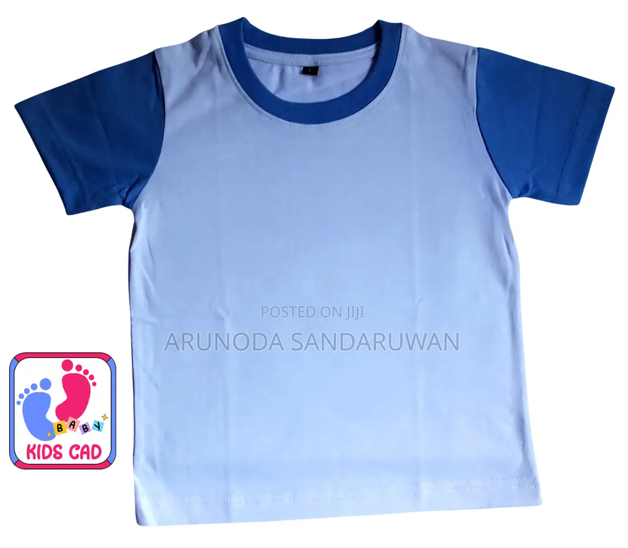 Kids Plane Tshirt Two Tone Tshirt