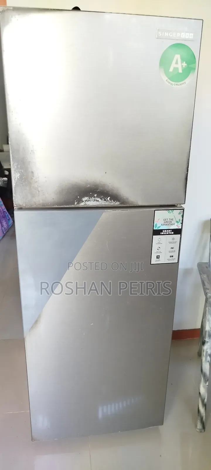 Refrigerator 340l Singer Brand Inverter Double Door