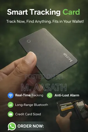 Tracking Card | Ultra Slim | No Charging | Ios Android | Waterproof