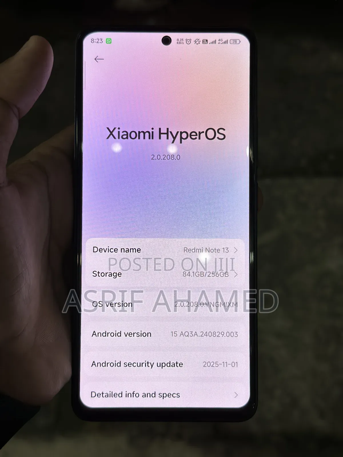 Xiaomi Redmi Note 13 256 GB Black