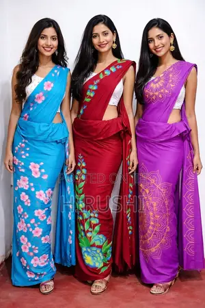 Hand Painted Sarees