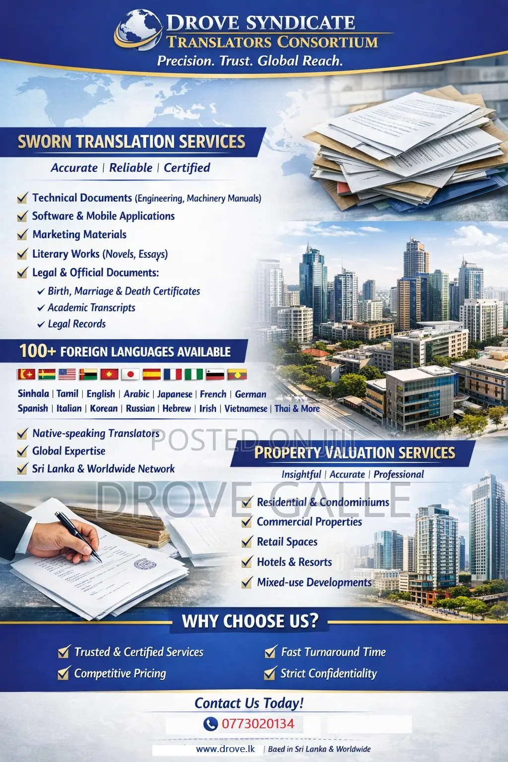Sworn Translation Services/Property Valuation Services