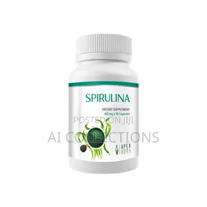 Apex Aura Spirulina Pure Natural Dietary Supplement 400mg, 90 Capsules
