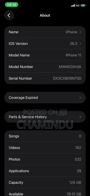 Apple iPhone 11 128 GB Gray