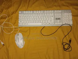 Keyboard and a Mouse With Lights