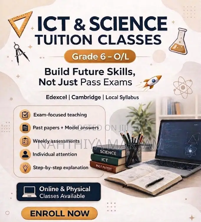 Ict Science Tuition Classes (Local Syllabus, Edexcel Cambridge)