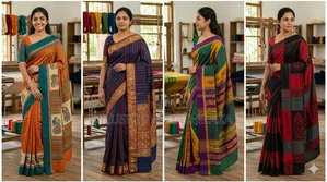 Sri Lankan Handlum Sari
