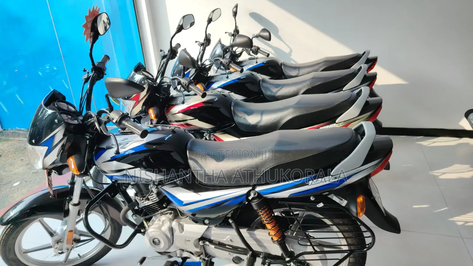 New Bajaj CT 100 2026 Blue
