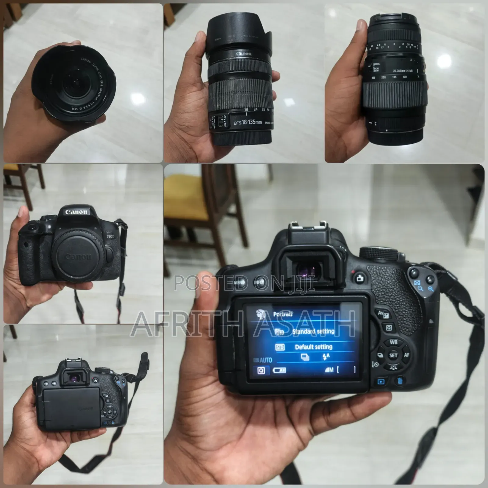 Canon 750d Camera for Sale