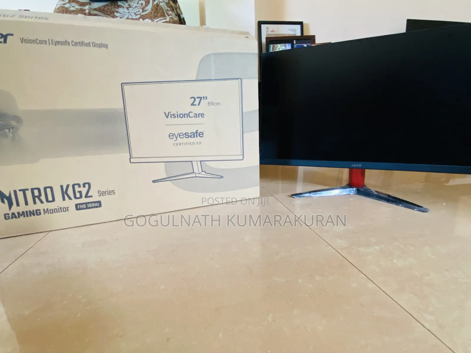 Brand New Acer Nitro Kg272 27” 180hz Gaming Monitor