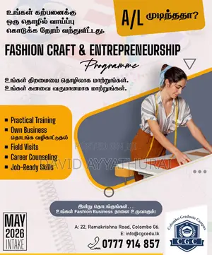 Diploma in Fashion Craft and Entrepreneurship
