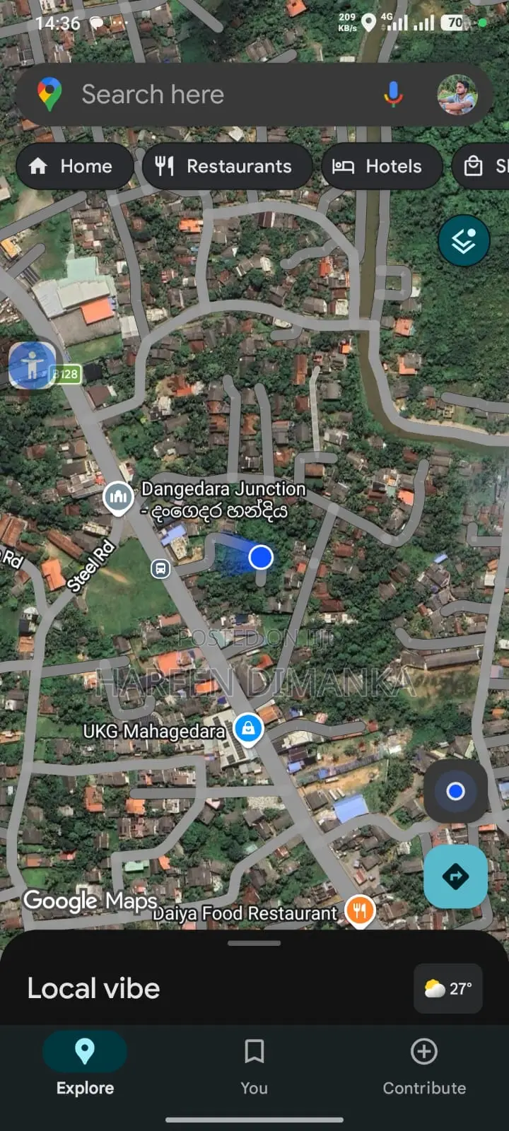 Land for Sale in Galle Dangedara