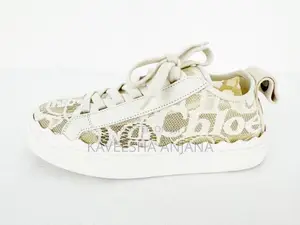 Chloe Lauren Lace High-Top Fashion Sneakers