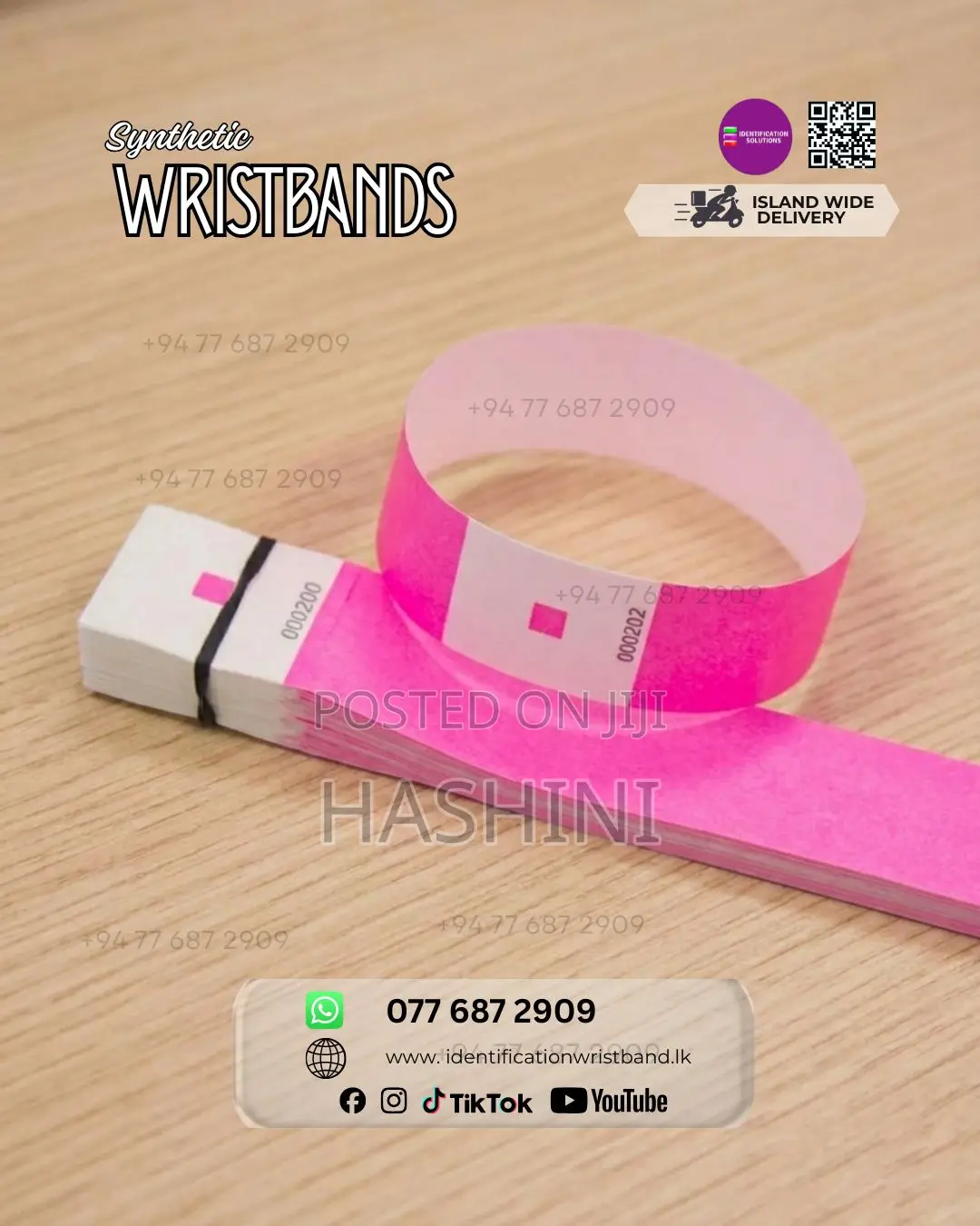 Synthetic Wristbands