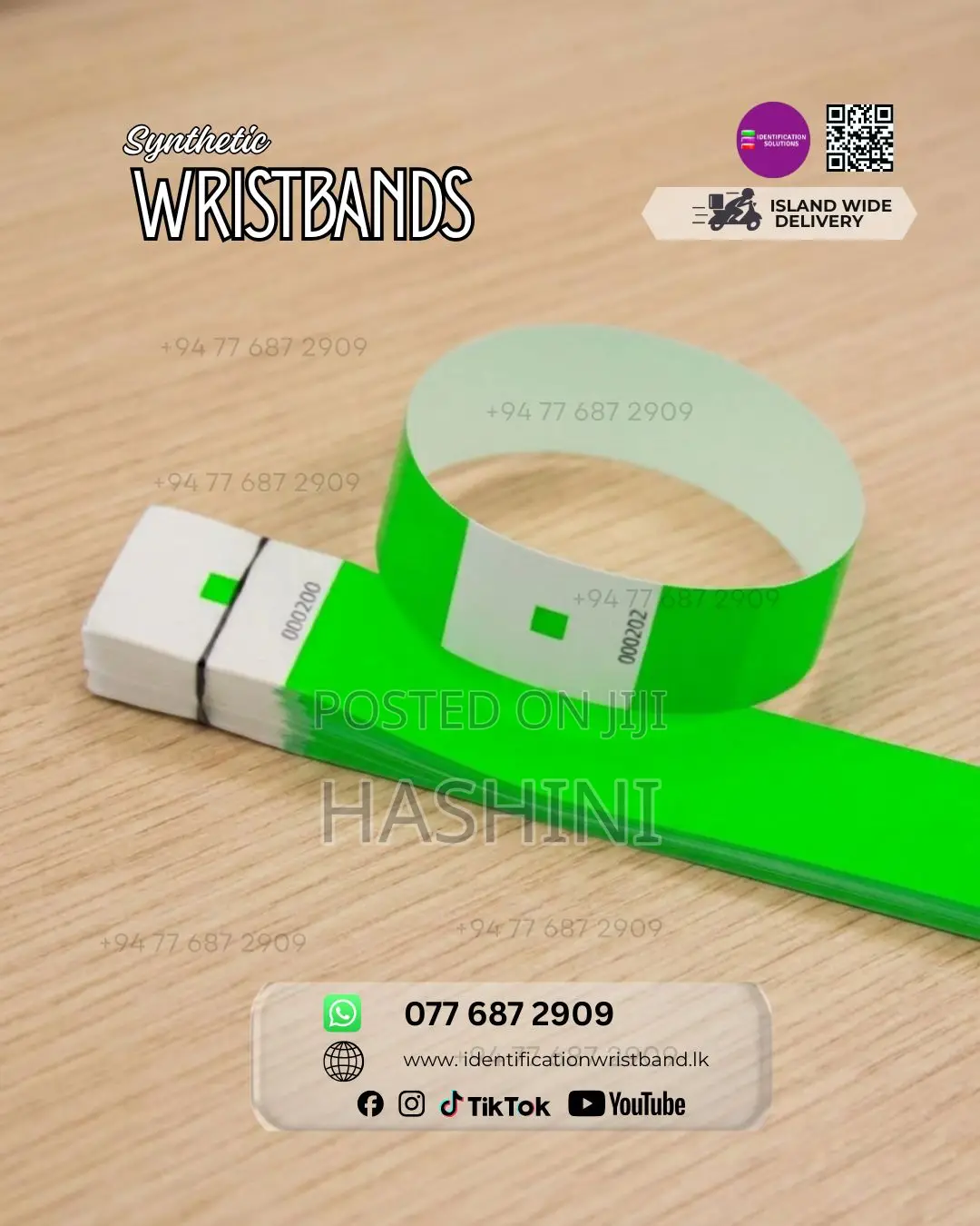 Synthetic Wristbands