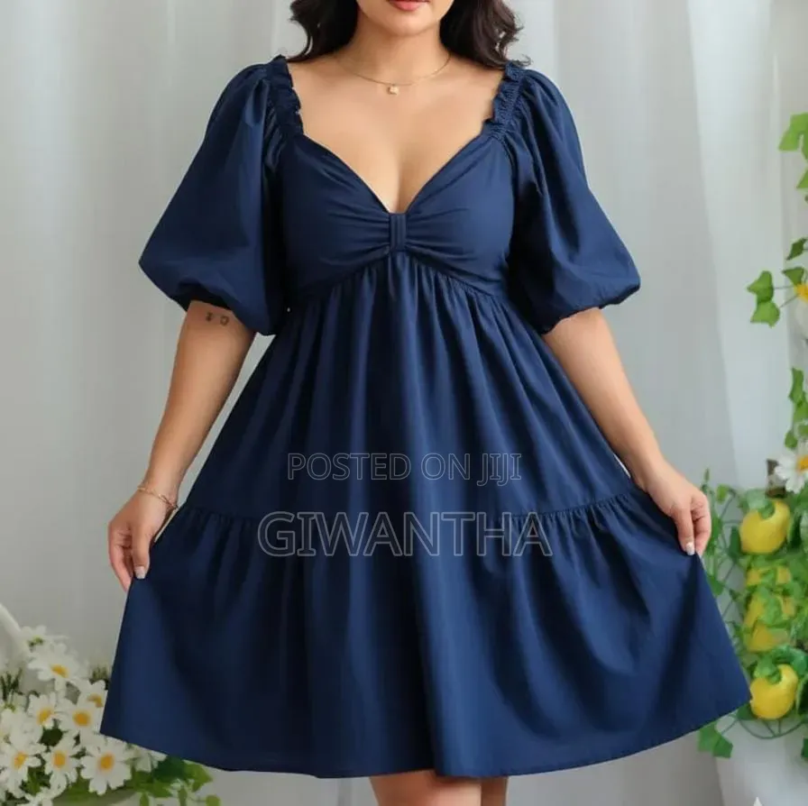 Ladies Elastic Bardot Shoulder Magic Summer Smock Midi Dress