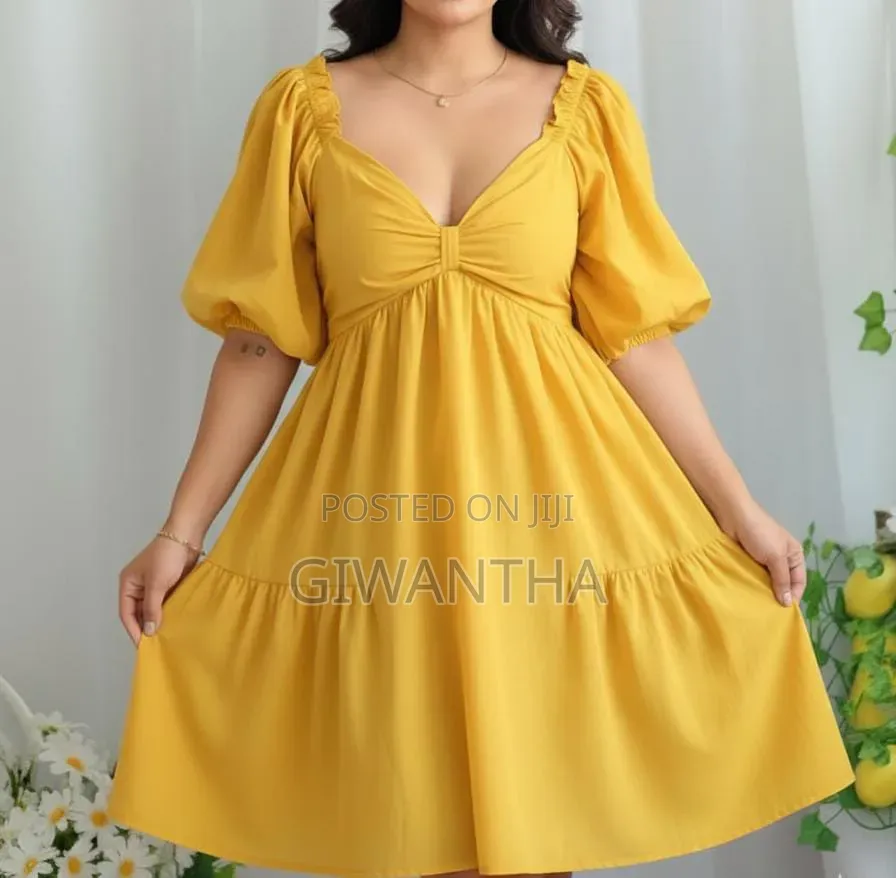 Ladies Elastic Bardot Shoulder Magic Summer Smock Midi Dress