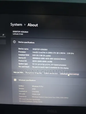 Laptop Dell Latitude 7450 8GB Intel Core i5 SSHD (Hybrid) 128GB
