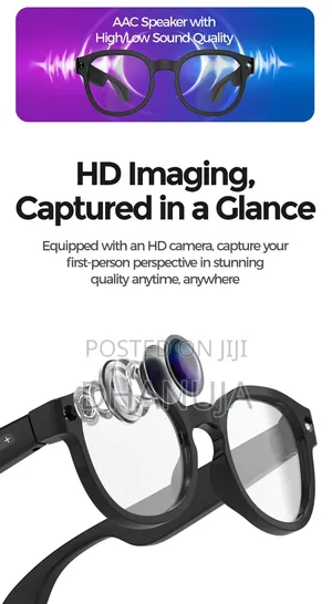 Ultra Hd Smart Camera Glasses - Wi-fi Ekka Super Quality!