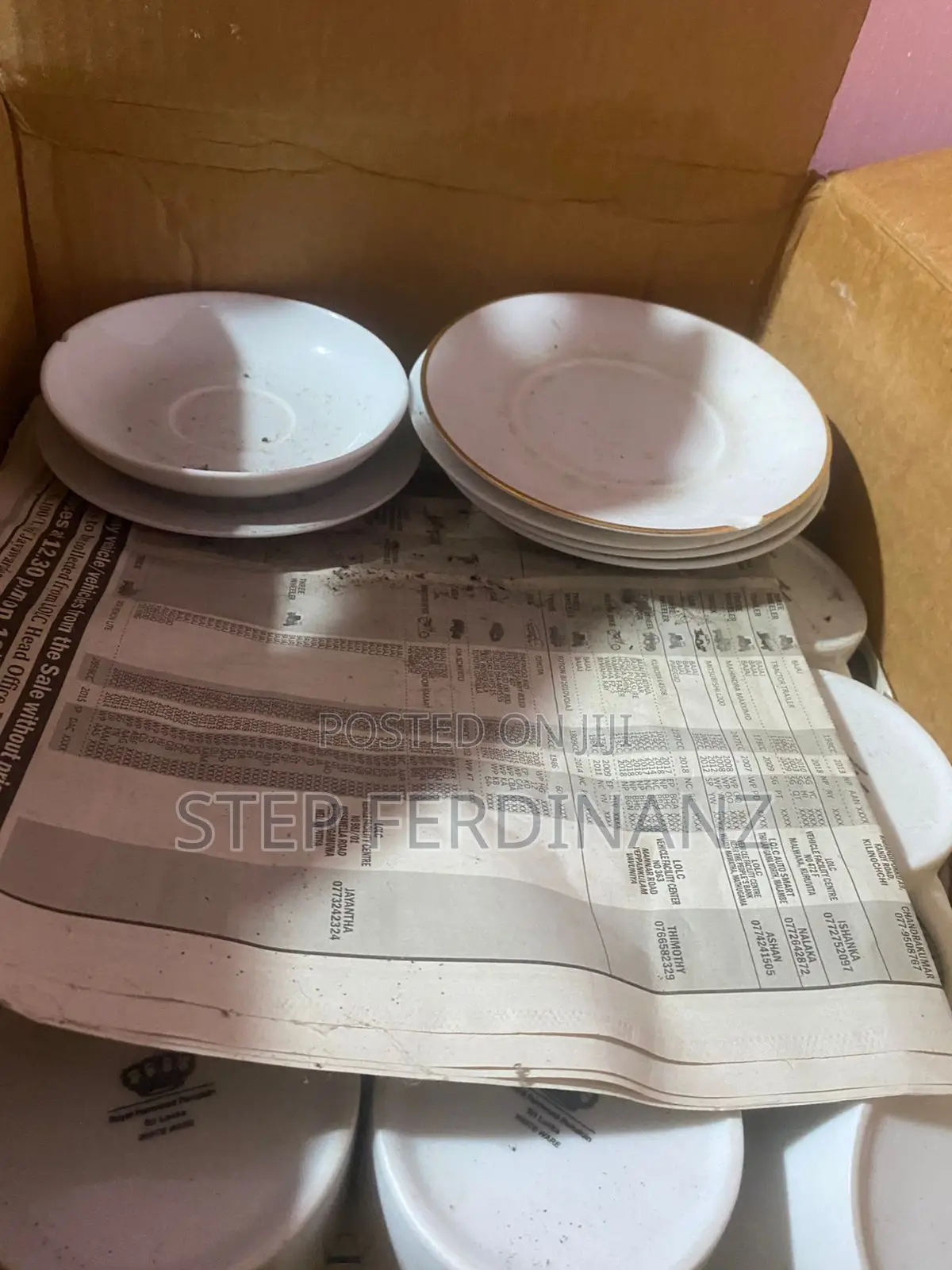 Tea Cups, Sauces, Tea Pots N Etc