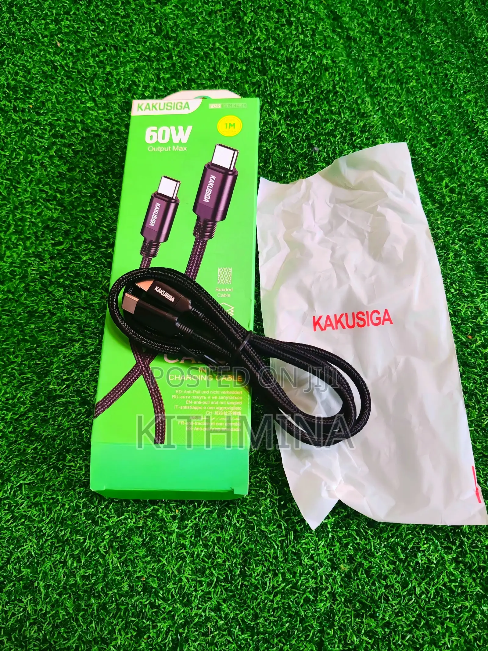 Kakusiga 60w Super Fast Charging C to C Charging Data Cable 1m