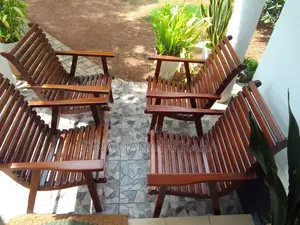 Teak Veranda Chair Set With a Coffee Table