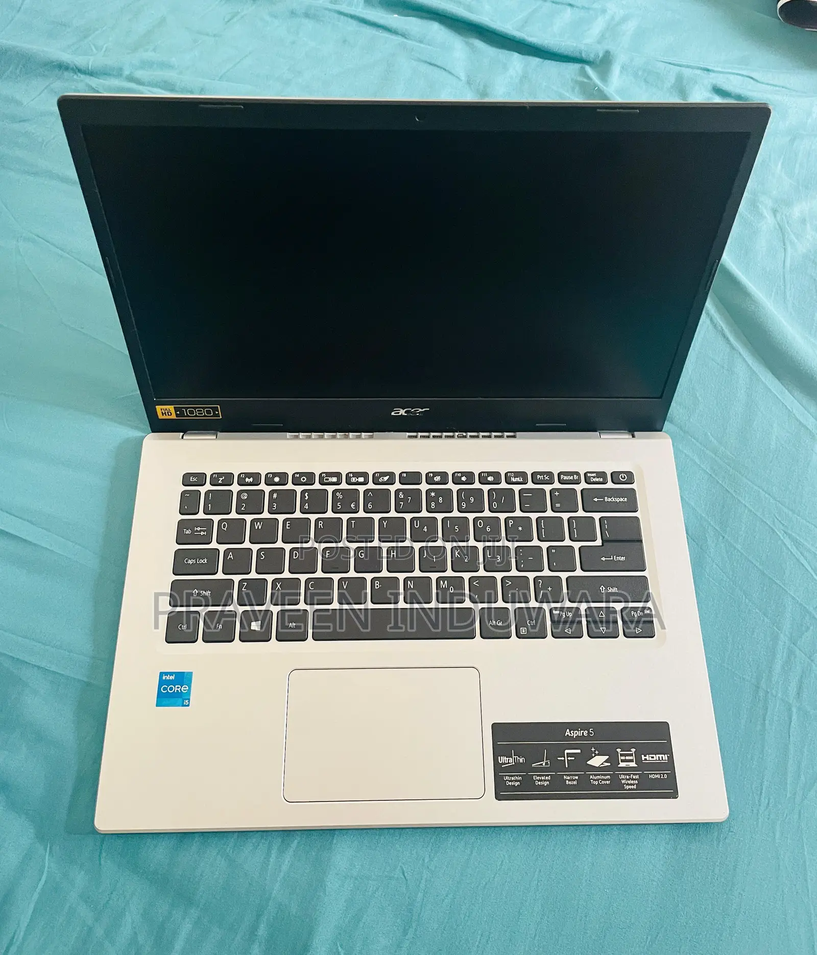 Laptop Acer Aspire 5 8GB Intel Core i5 SSHD (Hybrid) 512GB