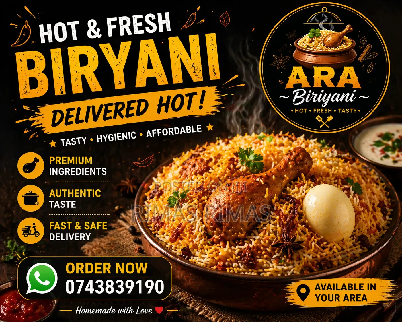 A.R.A Biriyani Special