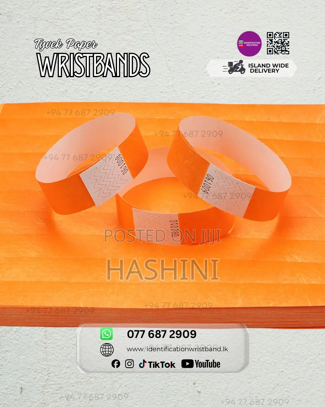 Tyvek Wristbands