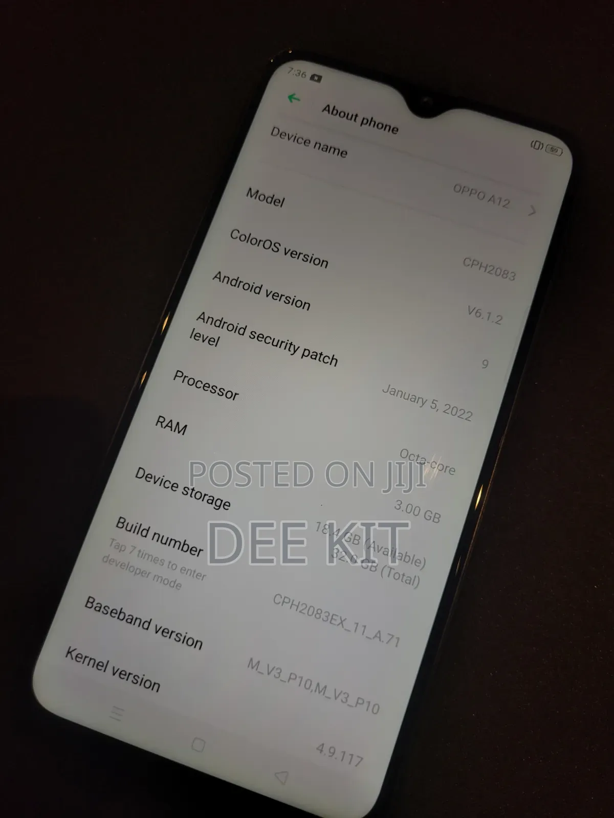 Oppo A12 32 GB Blue