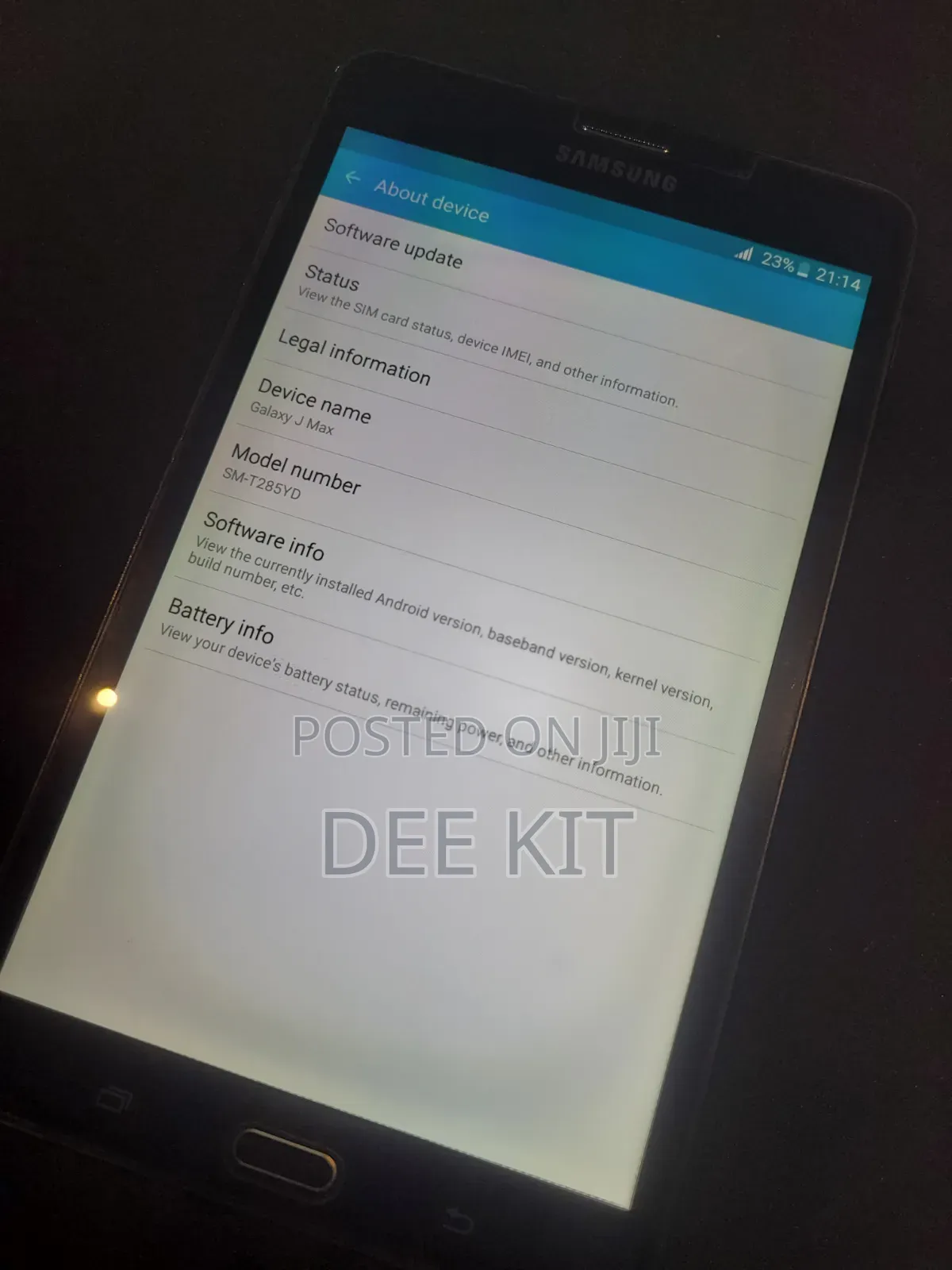 Samsung Galaxy J Max 8 GB Black