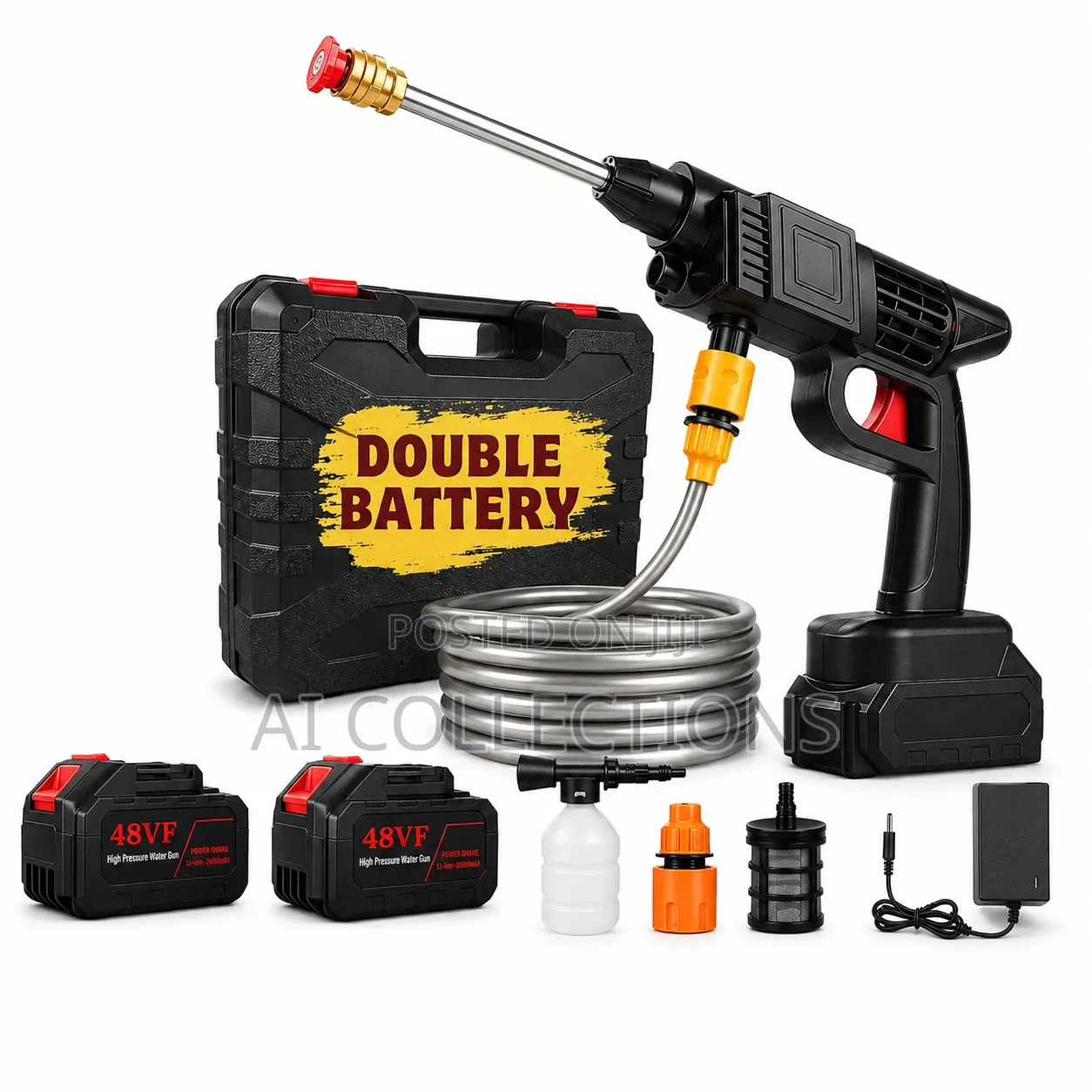 High Pressure Water Gun – Double Battery Edition