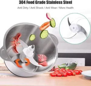 2 L . 3 Pin. Food Processor Steel Chopper