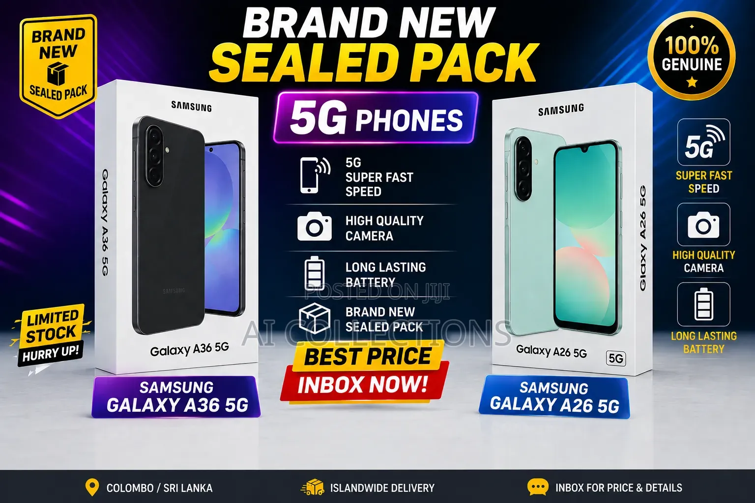 New Samsung Galaxy A36 256 GB Black