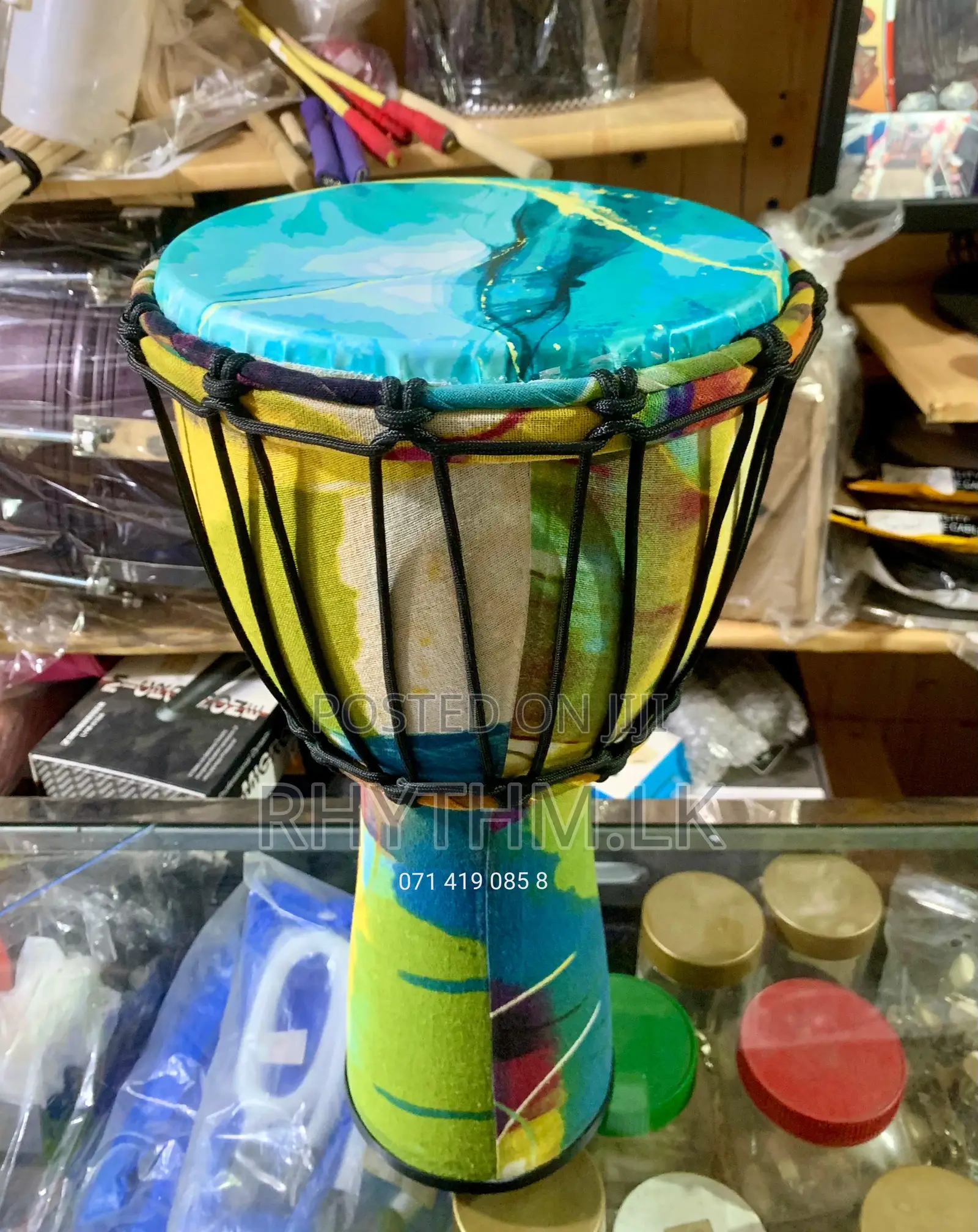 Imported Fiber Djembe ( Size 8") New Arrival