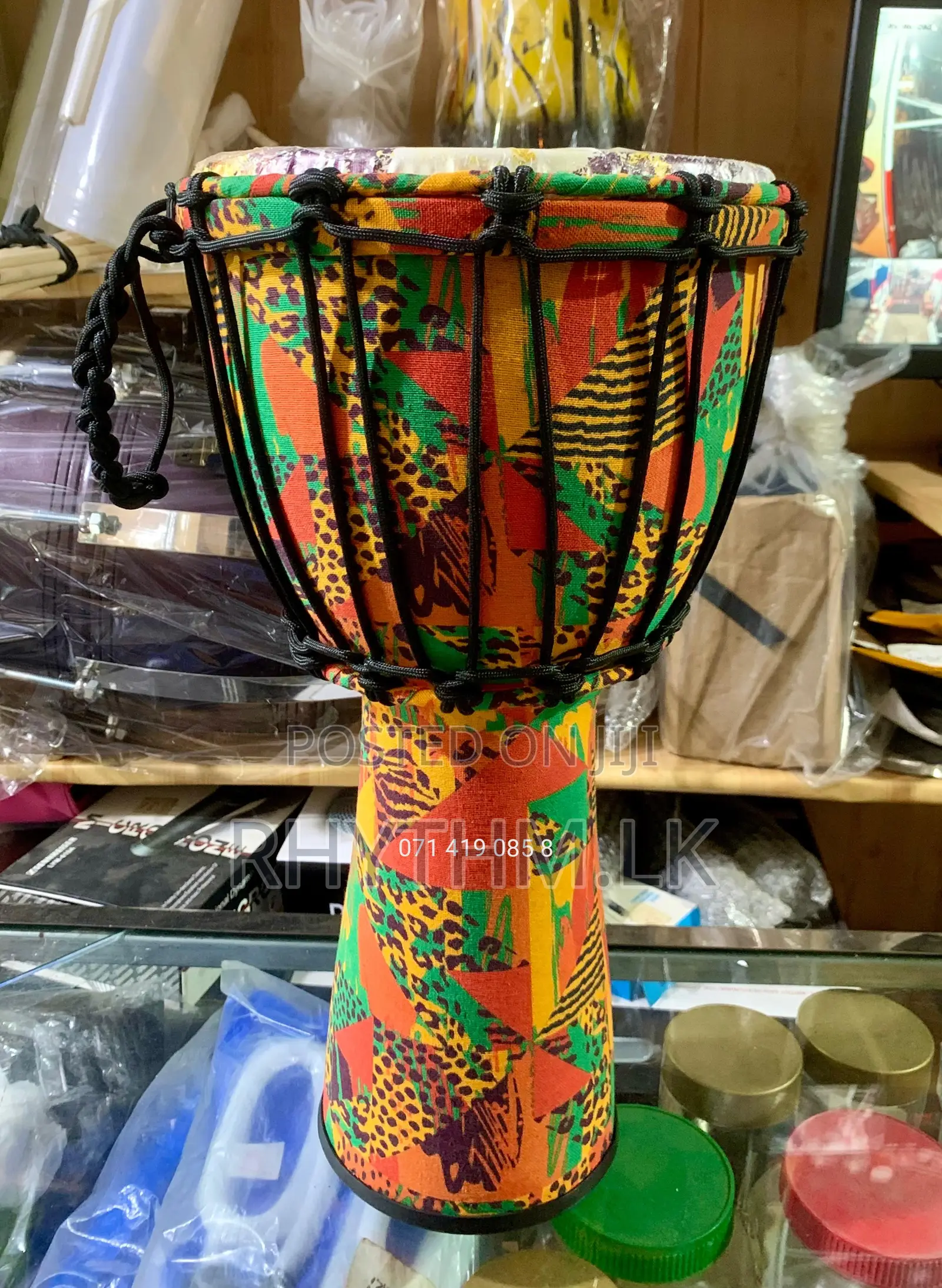Imported Fiber Djembe ( Size 8") New Arrival