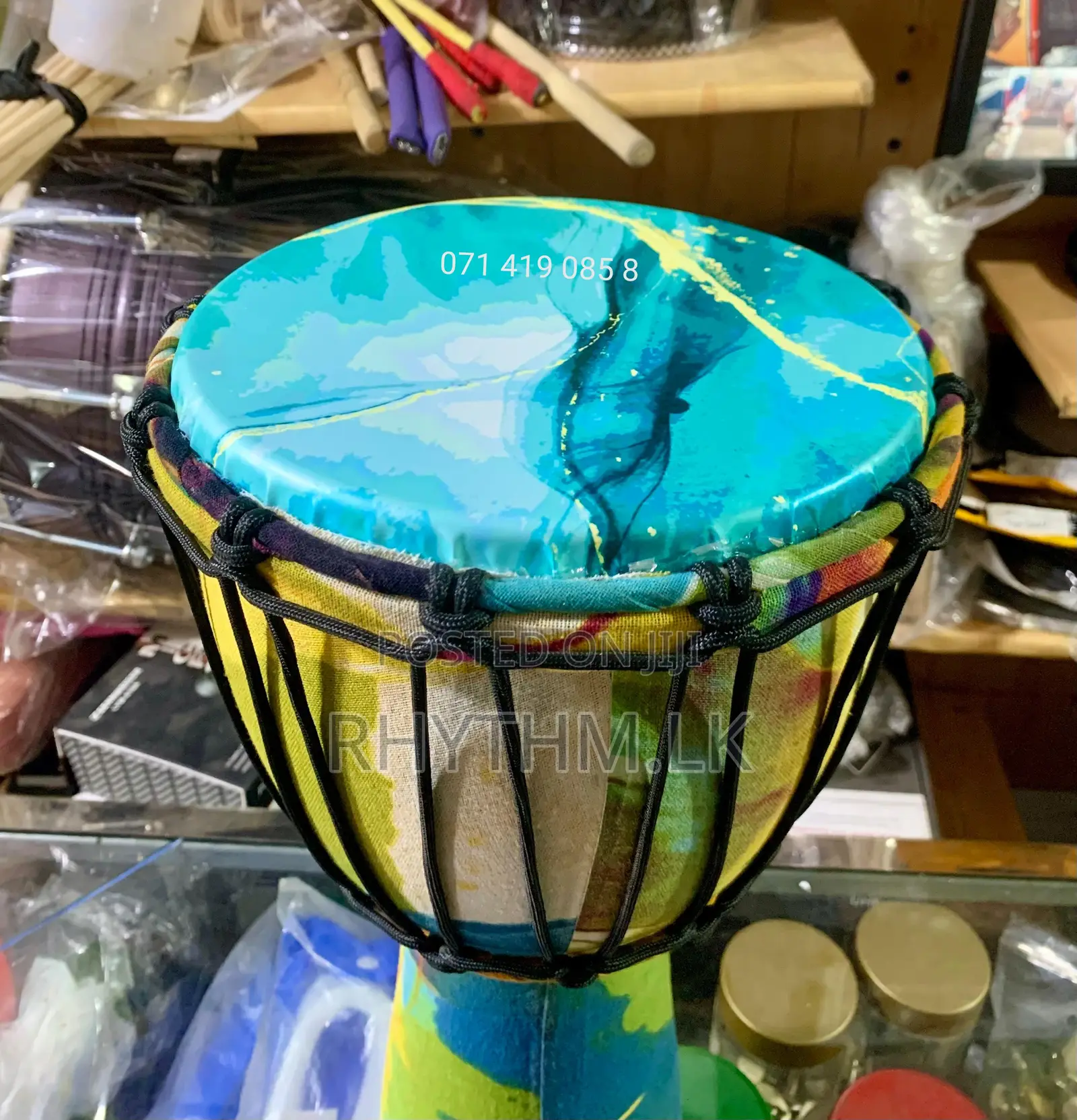 Imported Fiber Djembe ( Size 8") New Arrival